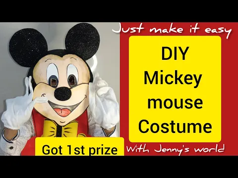 Download MP3 DIY Mickey mouse costume...make it easy with your own choice ❤️