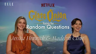 Glass Onion s Jessica Henwick and Madelyn Cline On Their Audition and Characters Random Questions