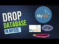 How to delete or remove database PHPMyAdmin How to delete database in MySQL MySQL drop databases