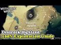 Desorock Highland 100 Exploration Guide Wuthering Waves Desorock Highland All Chests Collectibles