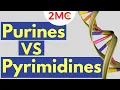 Purines vs Pyrimidines Understanding Nitrogenous Bases of RNA and DNA