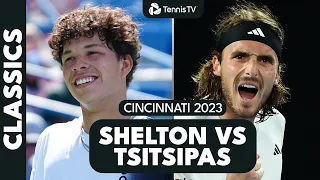 Ben Shelton vs Stefanos Tsitsipas Close Encounter ⚔️ | Cincinnati 2023 Extended Highlights