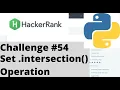Hackerrank Python Challenge Set intersection Operation