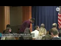 Department of Justice says one man in custody in connection with bomb-like devices addressed to p...