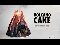 Volcano Cake step-by-step course on sugargeekshow com