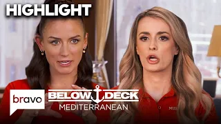 Aesha Scott Carrie O Neill Outranks Elena Dubaich Bri Muller Below Deck Med S9 E14 Bravo