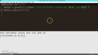 151 Learn python and ruby programming - Proc Example