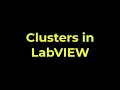 LabVIEW - Clusters