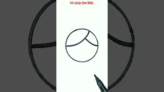 How To Draw Girl Face Cartoon Drawings Using Circle Shape 