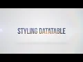 17 Styling DataTable