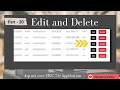 Part-16 How to edit and delete data using repository pattern Asp net core C 7 0 project