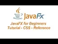 JavaFX and MySQL for Beginners Tutorial - How to add CSS in JavaFX