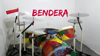 Download Bendera - Cokelat - [Drum Only] dengan drum buatan sendiri dari barang bekas MP3