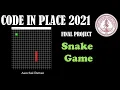 Stanford University Code In Place 2021 Final Project - SNAKE GAME using pygame