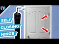 how to install self closing door hinge