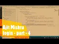 Design login page login page functionality login in ci4 codeigniter 4