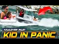 RECKLESS MOM PUTS KID AT RISK AT HAULOVER INLET BOAT ZONE