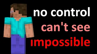 I Beat Minecraft in Second Person