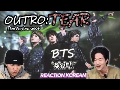 Download MP3 BTS (방탄소년단) OUTRO: TEAR Live Performance | SUGA\u0026Jhope\u0026RM | 진심 찢었다. 🔥 전율 한가득랩라인 무대 |ENG,SPA,POR,JPN