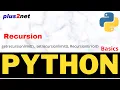 Recursion in python to call the same function again with getrecursionlimit setrecursionlimit
