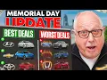 The BEST WORST CAR DEALS for Memorial Day 2026