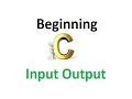 C Input Output Tutorial in Bangla