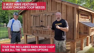 3 Must Have Features Every Chicken Coop Needs Tour This Coop See All the Time-Saving Options