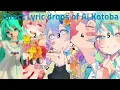 Lagu All direct lyric drops of Ai Kotoba by Deco*27 (1-5)