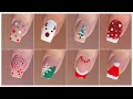10 Easy Christmas nail art designs ideas Nail art for beginners