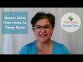 Nurses Work At Home As A Triage Nurse Where To Find Triage Nurse Jobs