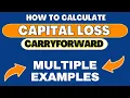 How To Calculate Capital Loss Carry Forward with Examples