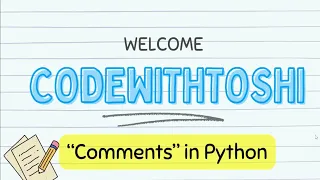 Python Comments Tutorial Learn Python in Hindi Python for Beginners