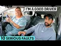 A Terrifying Driving Test 10 Serious Faults