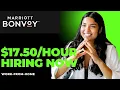 Marriott is Hiring Work-From-Home No Experience No Degree Paid Training Provided