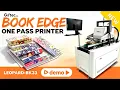 Book Edge Printer Full Demo Auto Feeding PLC Touch Screen Digital Printing System