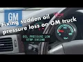 Low Oil Pressure Issue on GMC Truck Fix Oil PSI Sensor Screen Replacement P0011 P0521 DTC
