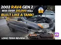 2002 RAV4 GEN 2 With OVER 210 000 miles BUILT LIKE A TANK LONG TERM REVIEW