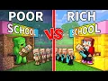 Lagu Mikey POOR vs JJ RICH School Survival Battle in Minecraft (Maizen)