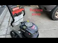 Craftsman model 580 752722 pressure washer pump replacement Hinmore 308653052 aftermarket pump