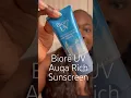 Biore UV Aqua Rich Sunscreen great for darker skin tones!
