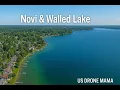 Pure Michigan from the Sky Novi Walled Lake in Stunning 4K US Drone Mama