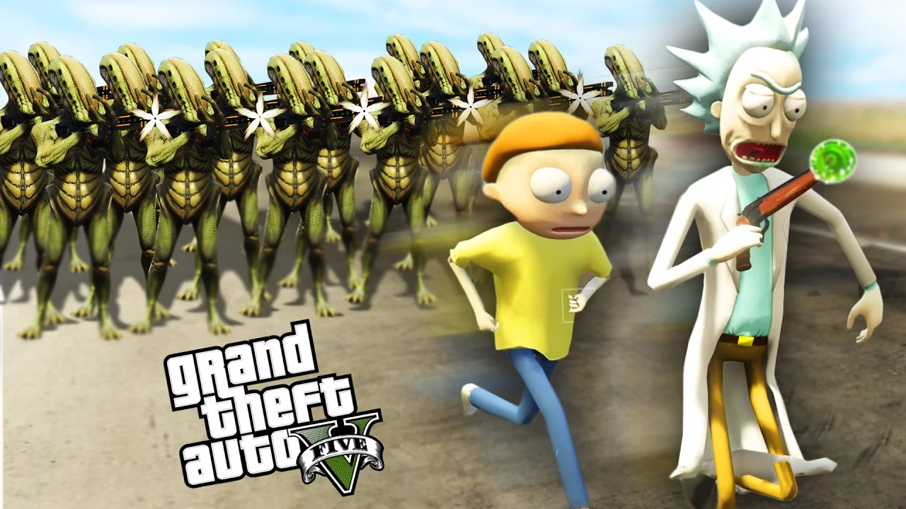 RICK AND MORTY IN GTA 5! - GTA 5 Mods Gameplay
