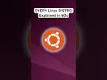 EVERY LINUX DISTRO Explained in 60 Seconds