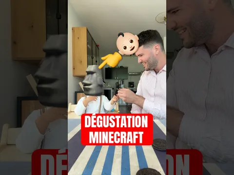 Mon Fils déguste les OREO Minecraft !