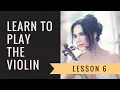 Learn the VIOLIN ONLINE Lesson - Learning the 1st finger notes