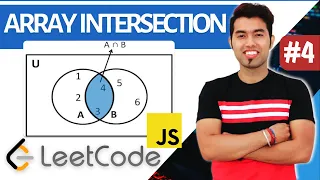 JavaScript LeetCode 349 Find Intersection of Two Arrays using ES6 Approach