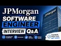 JPMorgan Software Engineer Interview Questions Answers