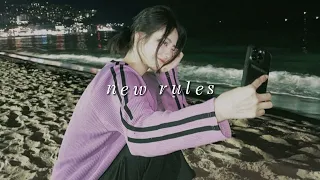 Dua Lipa New Rules Slowed Reverb 
