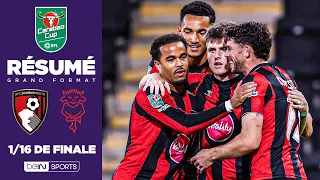 Résumé : Un BOURNEMOUTH trop fort pour LINCOLN se qualifie en HUITIÈMES !