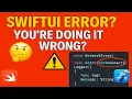 SwiftUI Error Handling Tutorial JSON Parsing and VM Explained